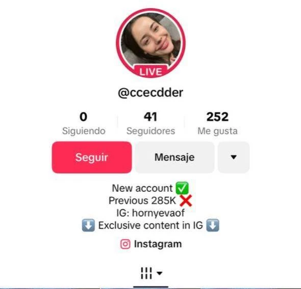 Перелив с TikTok в Instagram