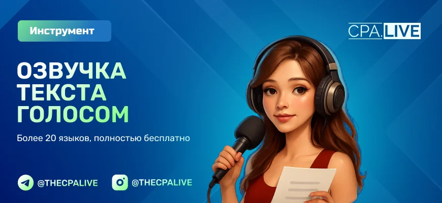 Озвучка текста голосом онлайн: бесплатно и без ограничений