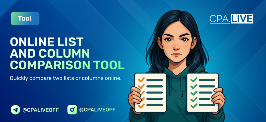 Compare Two Lists or Columns Online with CPA.LIVE