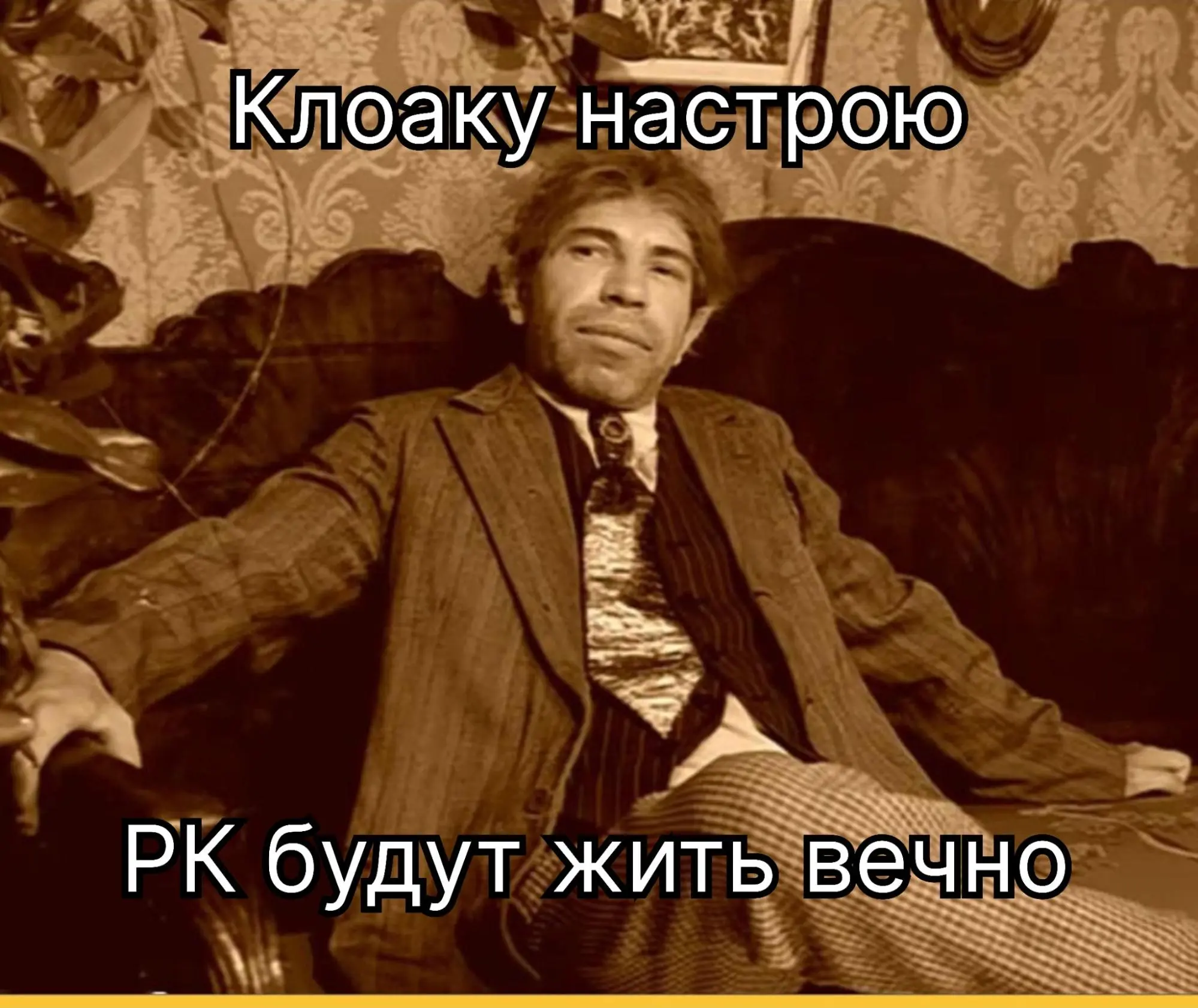 Мем про клоаку